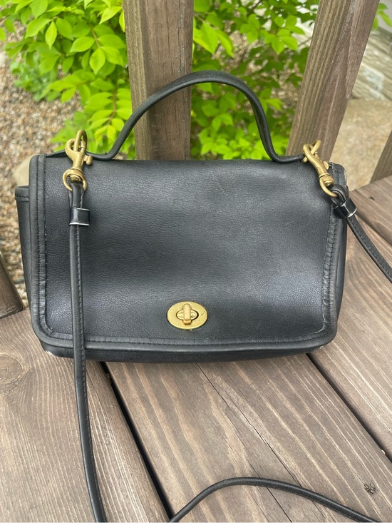 Coach Handbags - Vintage Coach Casino Bag #9924
Black Leather Crossbody No tag